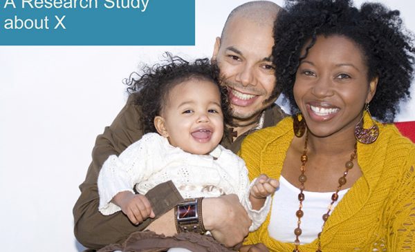 thumbnail for recruitment flyer featuring an african american family