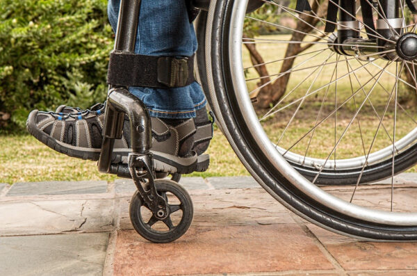 wheelchair wheels and feet