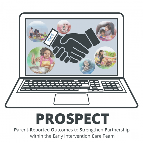 PROSPECT logo: Parent reported outcomes to strengthen partnership within the early intervention care team