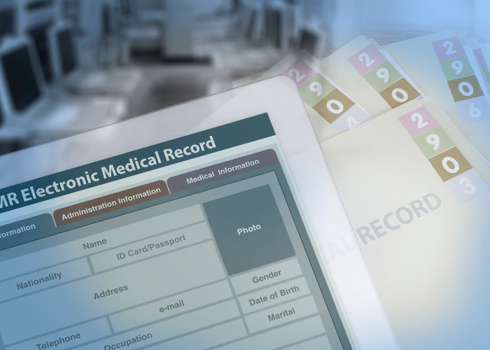 paper and electronic medical records